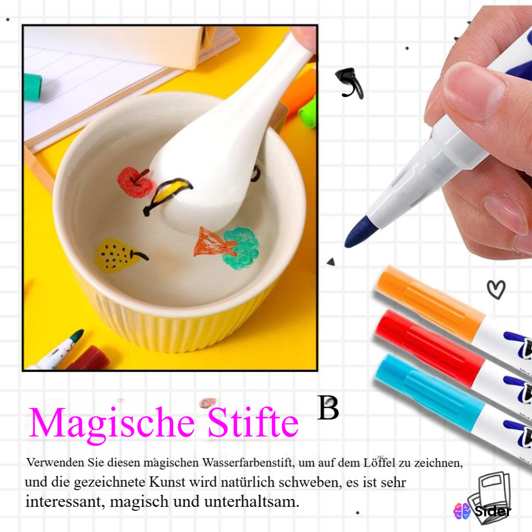 Magischer Wasserschwimm-Farbstift