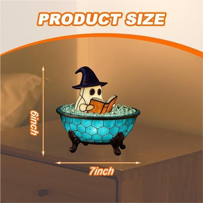 🔥Bereit für Halloween: 60 % Rabatt!👻 3D-Geister-Badewannenlampe mit Blasenmuster