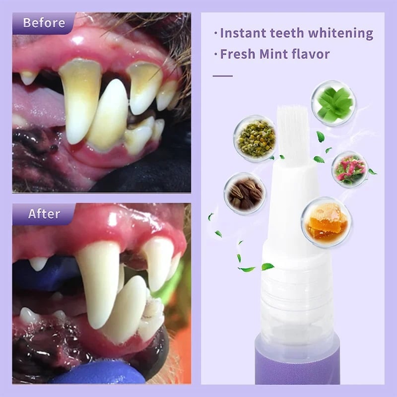 🌈 Zahnpflegegel für Haustiere 🔥 Heute 1 kaufen, 1 gratis dazu 🌈 Zahnpflegegel für Haustiere