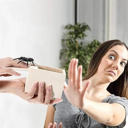 🎁Superlustige, verrückte Scherzgeschenkbox mit Spinnenmotiv