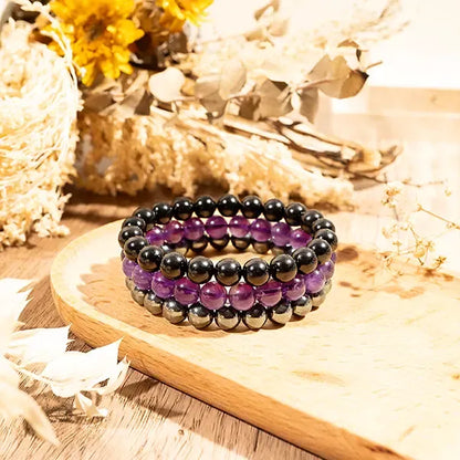 🛡️ Dreifach schützendes Armband – Energie, Balance und innere Stärke