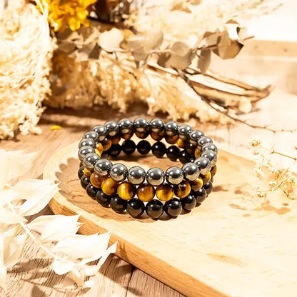 🛡️ Dreifach schützendes Armband – Energie, Balance und innere Stärke